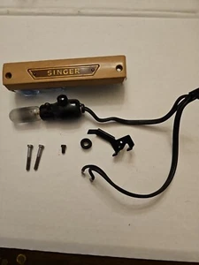 Vintage Original Singer 401A Sewing Machine Hood & Light Assembly Screws Mounts. - Picture 1 of 1