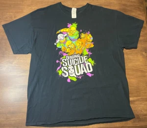 Original Suicide Squad Dragon Ball Z Cartoon Black Anime Graphic T Shirt Size XL - Picture 1 of 5