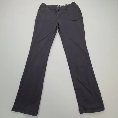 Lee Pants Womens 6 Black Gray Dress Chino Outdoors Comfort Casual Sylish Ladies - Image 1 of 4