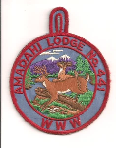 AMADAHI LODGE 441 R1 ROUND PATCH MINT PENNSYLVANIA OA - Bild 1 von 1