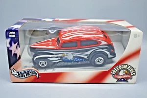 Hot Wheels Freedom Ride, Fat Fendered 1940 Ford Diecast 1:24 Patriotic - Picture 1 of 8