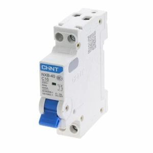 1Pcs Chnt Circuit Breaker DPN MCB 1P+N 230V 10A 16A 20A 25A 32A NXB-40 DZ267-32 - Picture 1 of 6