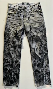 Jeans uomo LRG Lifted Research Group tinto inchiostro 32x31 grunge hipster chic - Foto 1 di 10
