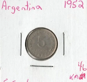 Moneda Argentina 5 Centavos 1952 KM46 - Imagen 1 de 2