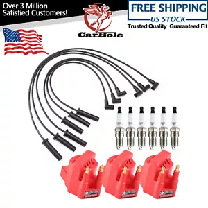 DR39 Ignition Coil & Spark Plug & Wireset For Buick Century 3.1/2.2/2.5/2.8/3.8L - Picture 1 of 12
