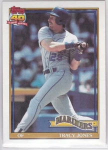 Tarjeta coleccionable de béisbol M) 1991 Topps - Tracy Jones #87 - Imagen 1 de 2