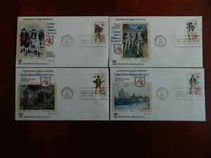 4 US #1565-68 U.S. MILITARY SERVICES 1975 FDC FLEETWOOD PHL '76 - Picture 1 of 2