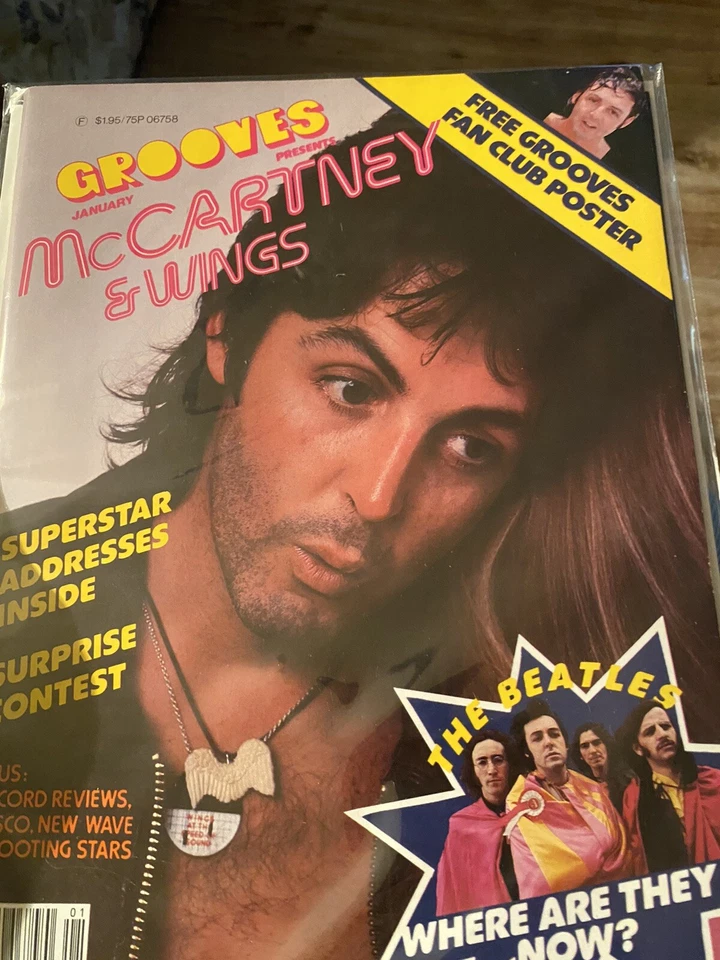 Grooves January Presents McCartney & Wings Magazine Volume Two Number One - Image 1 of 1