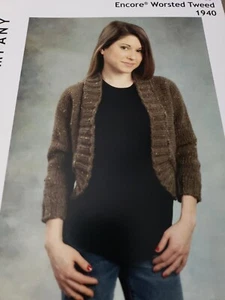 Plymouth Knitting Pattern 1940 Encore Worsted Wrap 37-54 - Picture 1 of 1