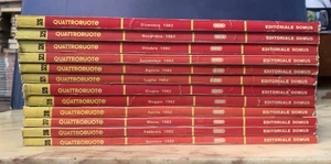 QUATTRORUOTE RIVISTA AUTOMOBILI ANNATA COMPLETA 1982 DOMUS auto - Picture 1 of 4