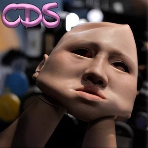 Realistische Weibliche Silikon Kopfmaske Gesichtsmaske Für Crossdresser Frauen - Bild 1 von 37