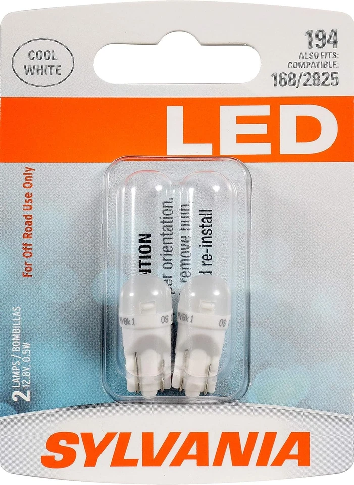 SYLVANIA - 194 T10 W5W Mini Bombilla LED Blanca - Bombilla Brillante, Ideal para...  Foto 1 de 4