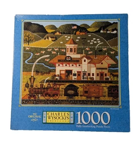 RARO! Charles Wysocki's Americana tutto a bordo puzzle 1000 pezzi SIGILLATO - Foto 1 di 2