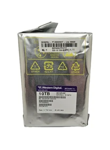 WD PURPLE PRO SURVEILLANCE 10TB 3.5" SATA DRIVE WD102PURP *SEALED* (READ FIRST) - Picture 1 of 2