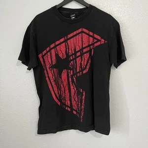Famous Stars And Straps Herren T-Shirt schwarz-rot Grafik Größe L - Bild 1 von 5