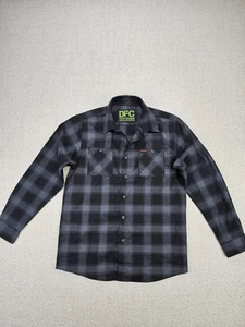 Dixxon Flannel Co Youth Size XL Cleetus Black & Gray Long Sleeve Button-Up Shirt - Picture 1 of 6
