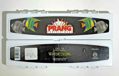PRANG профессиональный OVL-16 полу влажный акварель набор сделано в США - Изображение 1 из 4