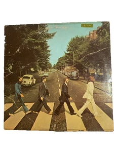 Vintage The Beatles Abbey Road SO-383 Apple Label Stereo Vinyl LP - Picture 1 of 6