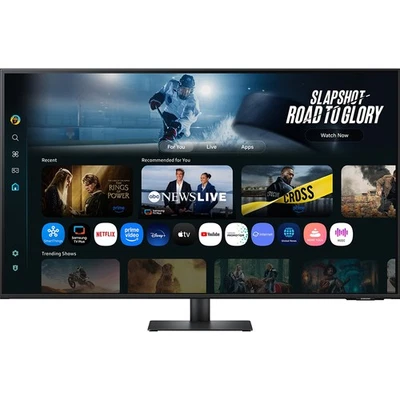 Smart Monitor Samsung 43 polegadas M7 M70F 4K Samsung Vision AI, Preto - Imagem 1 de 4