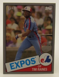 Tim Raines 2020 Topps Mini On Demand Platinum #1/1 Montreal Expos 35th 1985 - Picture 1 of 2