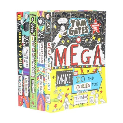 Tom Gates Series By Liz Pichon 5 Books Set (16 to 20) - Ages 7-12 - Paperback - Image 1 of 4