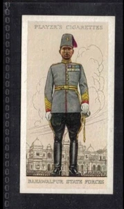 FUERZAS DE ESTADOS INDIOS: Uniforme de las fuerzas del estado bahawalpur - 80 + años de antigüedad Tarjeta # 27 - Imagen 1 de 2