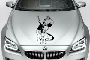 DEADPOOL MARVEL COMICS SUPERHERO VINYL DECAL CAR TRUCK GUN TRIBAL  - Picture 1 of 1