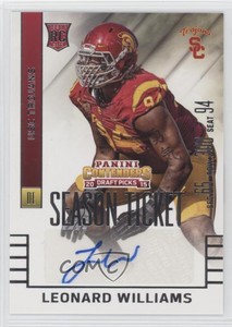 2015 Panini Contenders Draft Picks Leonard Williams #151 Rookie Auto RC