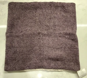 Pottery Barn Kissenbezug lila Amethyst Tweed Leinen Neu mit Etikett Schlafsofa Akzent 20 Zoll - Bild 1 von 4