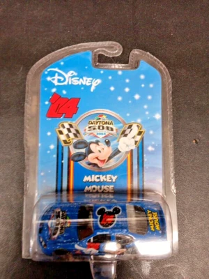 2004 Daytona 500 Nascar Disney Mickey Mouse 1:64 Die Cast Replica Car: New - Image 1 of 4