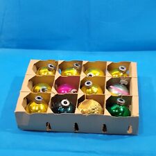 Vintage Christmas Ornament Mixed Lot Of 12 Made In USA 1.5"