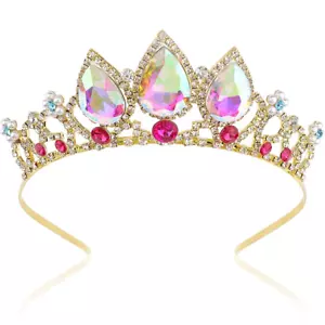 Princess Crowns and Tiaras for Little Girls, Didder Multicolored Crystal Tiara, - Picture 1 of 12