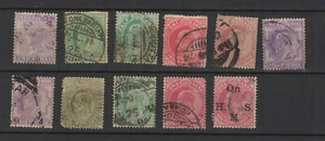 INDE ANGLAISE 1900/06 11 timbres oblitérés /T2331 - Bild 1 von 1