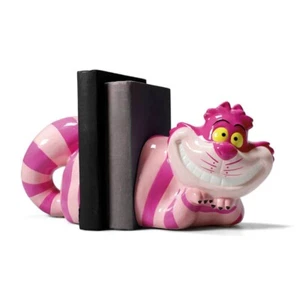 NEW Official Disney Cheshire Cat Alice in Wonderland Bookends & Money Bank Gift! - Bild 1 von 3