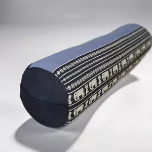 [MANGO TREES] Yoga Bolsters Block Yoga Props Natural Kapok Filled BlueEle - Picture 1 of 5