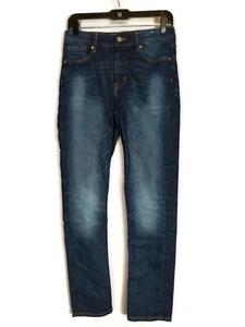 H&M &Denim Super Stretch Blue Stone Wash Straight Leg Denim Jeans Size 13Y 14Y - Picture 1 of 4