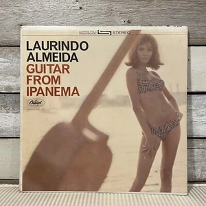 Laurindo Almeida GUITAR FROM IPANEMA 1964 Capitol  Vinyl LP sexy bikini (G-62) - Picture 1 of 4