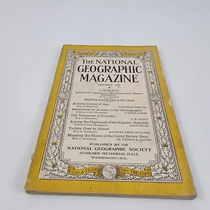 National Geographic Magazine  January 1929 No  Insert - Imagen 1 de 3
