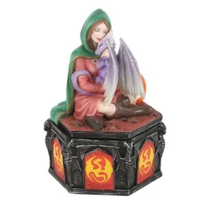 Caja de otoño Dragon Friendship de Anne Stokes - Imagen 1 de 2