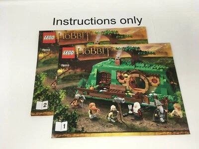 ONLY instruction books 1-2 Lego 79003 An Unexpected Gathering The Hobbit Journey - Image 1 of 2