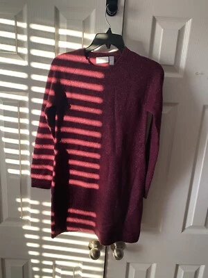 Vestido Suéter Rojo Lugar para Niños con Lentejuelas Abatibles Alas de Ángel Niñas Talla 10/12 Foto 1 de 4