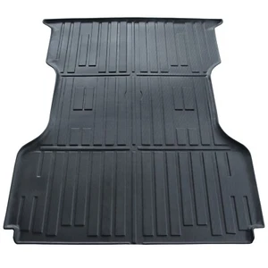 For 1999-2016 Ford F250/F350/F450 6.5' Black Rubber Truck Bed Floor Mat Liner - Picture 1 of 10