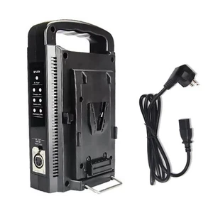 BP-2CH Dual Channel V-Mount/V Lock Battery Quick Charger W/ Power Supply Cable - Picture 1 of 13