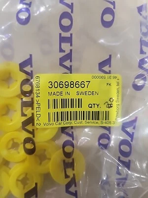 20 Pcs For Volvo Fender-Flare Clip Yellow 30698667 C30 2008-2013 - Image 1 of 3