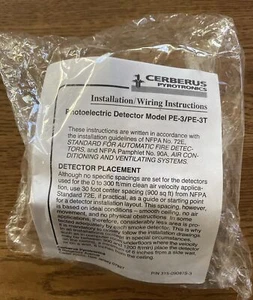 Cerberus Pyrotronics Siemens PE-3T P/N 315-090875-3 Photo Smoke Detector Head - Picture 1 of 4