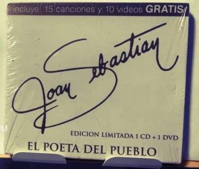 RARE First Pressing CD & Dvd No Longer Made Joan Sebastian Poeta Del Pueblo New Foto 1 de 2