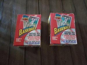 2 - 1991 Topps Baseball Wax Boxes 36 Packs Per Box 15 Cards Per Pack - Picture 1 of 7