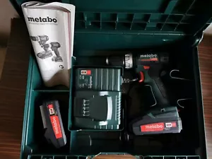 Metabo SB 18 L BL Akku-Schlagbohrmaschine 18 V, 2x 2 Ah, Ladegerät, Metabox - Bild 1 von 6