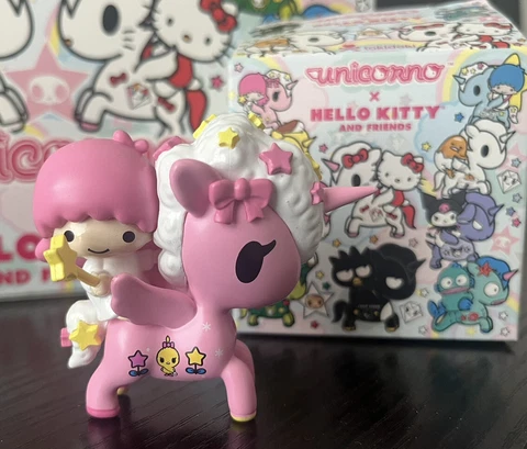 Tokidoki Unicorno x Hello Kitty - Little Twin Stars LALA Pink Vinyl Blind Box S1 Cover
