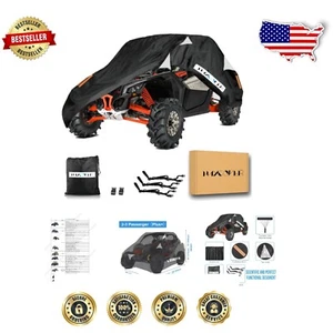 Heavy Duty Waterproof UTV Cover for Can-Am, Polaris, Yamaha - All Weather Shield - Bild 1 von 8